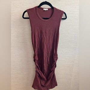 James Perse Rich Burgundy Muscle Tee